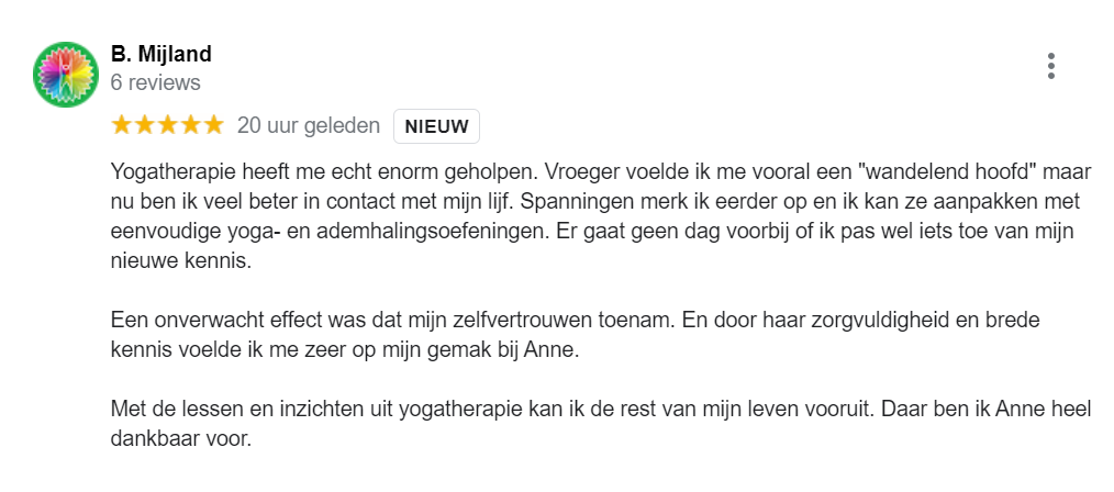review yoga therapie